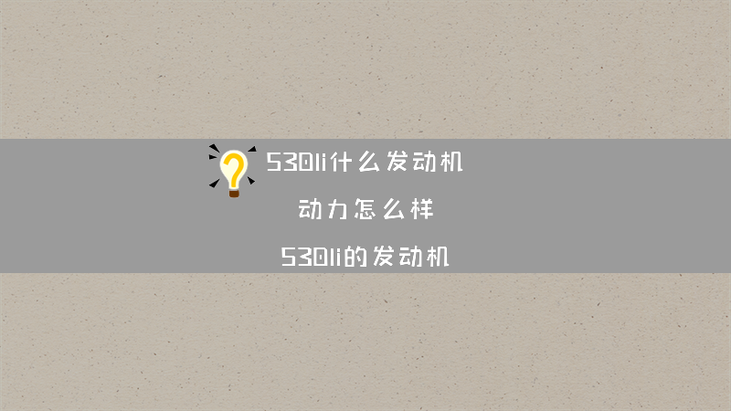 530li什么发动机？动力怎么样？（530li的发动机）