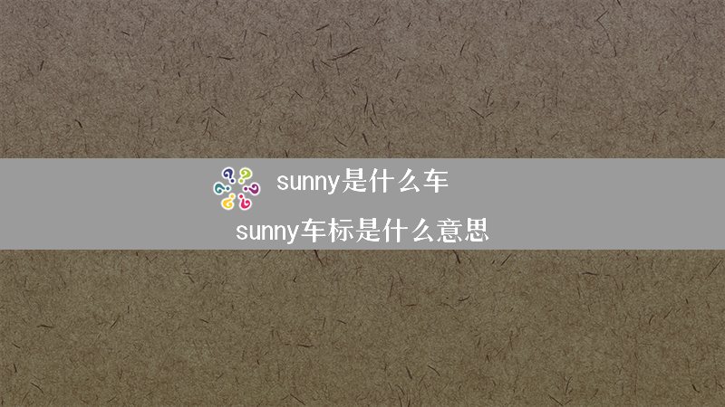 sunny是什么车？（sunny车标是什么意思）