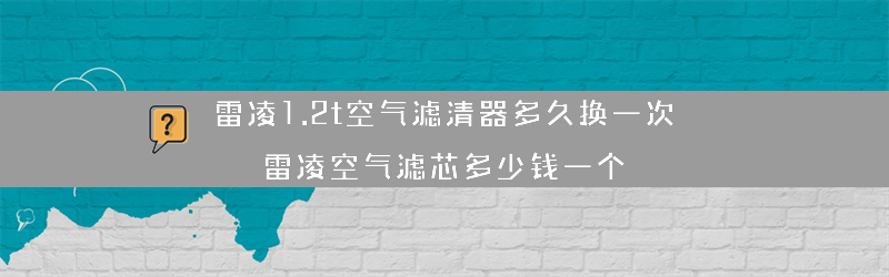 雷凌1.2t空气滤清器多久换一次？（雷凌空气滤芯多少钱一个）